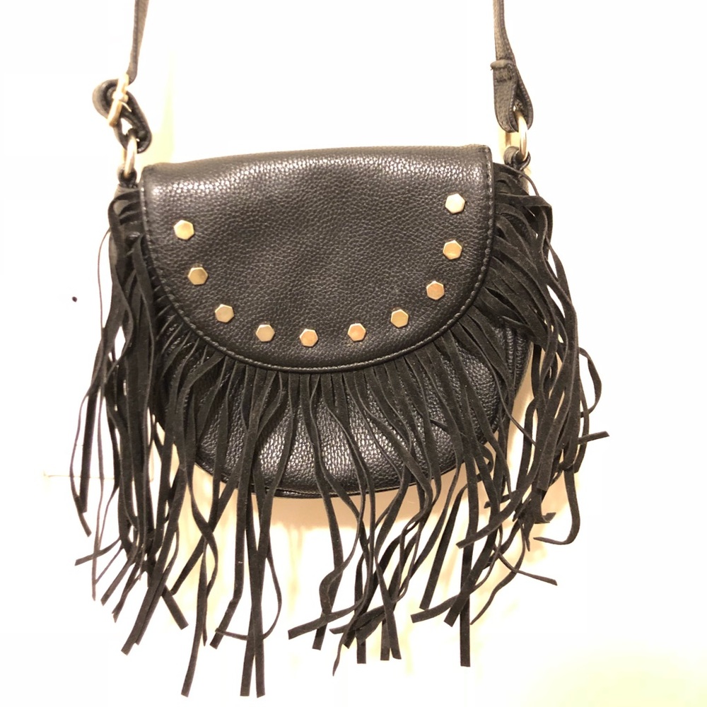 Mini Cross Body Bag with fringe